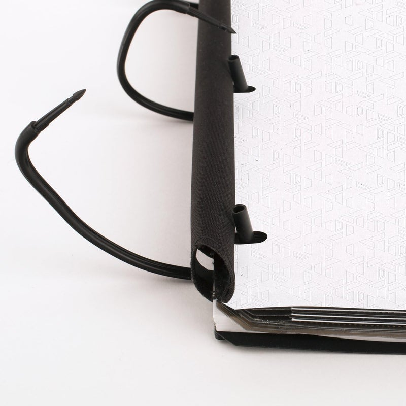 Five Star Flex Refillable Notebook + Study App, College Ruled Paper and 1-1/2 Inch TechLock Ring Binder with Pockets, Tabs and Dividers, 300 Sheet Capacity, White (29324AE2) - Image 3